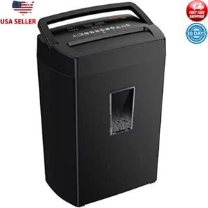 12-Sheet Cross Cut Paper Shredder Heavy Duty 5.5 Gal P-4 Security Office/Home US - Picture 1 of 8
