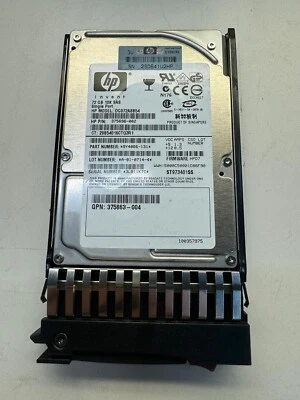 HP DG073FA8B54 375696-003 9Y4066-131 72GB 10K SAS SINGLE PORT 2.5" HDD - Image 1 of 4
