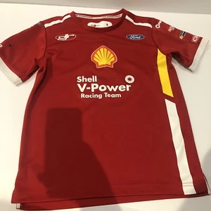 Dick Johnson Racing T-Shirt Size 8 Red Ford Shell - Picture 1 of 5