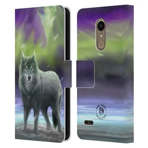 OFFICIAL ANNE STOKES WOLVES LEATHER BOOK WALLET CASE COVER FOR LG PHONES 1 - Picture 1 of 7