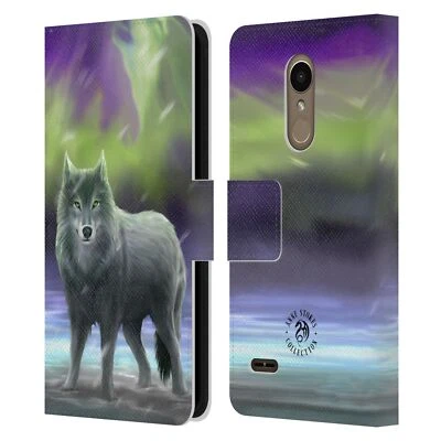 OFFICIAL ANNE STOKES WOLVES LEATHER BOOK WALLET CASE COVER FOR LG PHONES 1 - Image 1 of 4