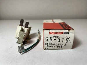 OEM Ford E5HZ-10348-A Generator Alternator Brush Set NOS Motorcraft GB-315 - Picture 1 of 3