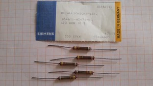 5 piezas Siemens Película Metal Resistencia 470 ohmios (2W) 10% Tipo B54611 - A2471- K - Imagen 1 de 2
