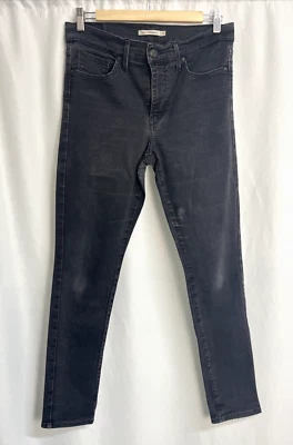Levi's 311 Shaping Skinny Jeans Stretch Denim Black Wash Women's  C3728 - Image 1 of 4