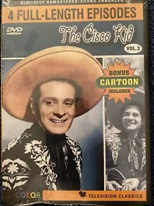 The Cisco Kid - TV Classics Vol. 2 (DVD, Slim Case) NEW - Imagen 1 de 1