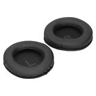 Universal Headphone Ear Cover Artificial Leather Foam Sleeve Round Earpad 10 2BB