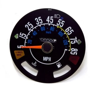 OMIX‑ADA 17207.03 OE‑Style Speedometer 5‑85 MPH w/Odometer for 80–86 Jeep CJ-5/7 - Picture 1 of 2