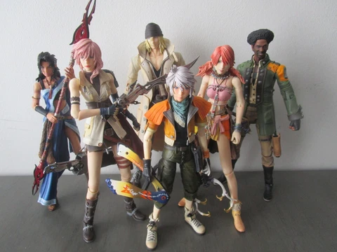 Final Fantasy XIII Figure Lot - Play Arts - Square Enix Cover