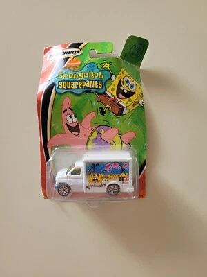 2003 MATCHBOX SpongeBob SquarePants White Box Delivery Truck - Image 1 of 2