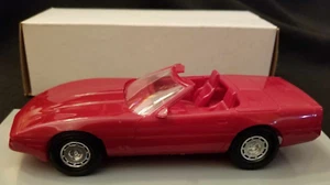Vintage AMT Ertl 1987 Chevy Corvette Promo Dealer Model RED 6274EO MIB - Picture 1 of 12
