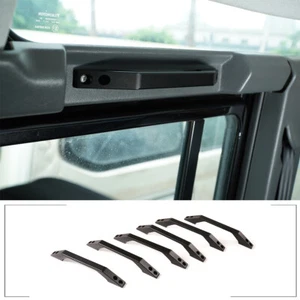 6PCS Alloy Inner Car Roof Grab Handle Cover Trim For Land Rover Defender 2004-18 - Picture 1 of 12