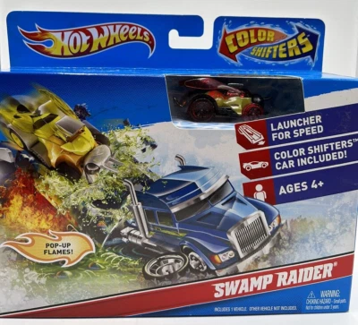 Hot Wheels Color Shifters Swamp Raider Playset Car & Launcher Color Shifters - Image 1 of 4
