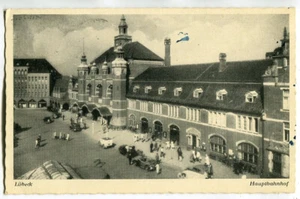 AK Lübeck,Haupt-Bahnhof 1939 - Bild 1 von 2
