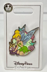 NEW ON CARD Disney Parks Collection Peter Pan TINKER BELL GARDEN Cloisonné Pin - Picture 1 of 7