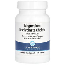 Magnesium Bisglycinate Chelate with TRAACS®, 200 mg, 60 Tablets (100 mg per