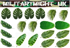 1 32 / 1 35 SCALE VARIOUS JUNGLE LEAVES DIORAMA - Picture 1 of 1