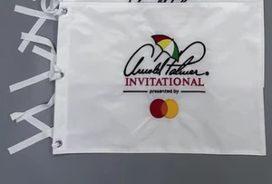 Arnold Palmer Invitational Mastercard WHITE PGA Embroidered Pin flag - Picture 1 of 1