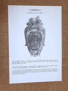 Garzilli di Solofra (Avellino) e Napoli Stemma Famiglia Nobile Nobiltà Araldica - Picture 1 of 1