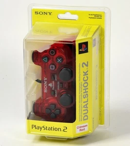 Sony Playstation 2 PS2,DualShock 2 Controller,Crimson Red,SCPH-10010,OVP,neu - Bild 1 von 6