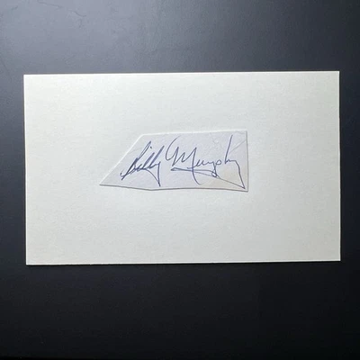 Billy Murphy Signed Cut Index Card JSA LOA New York Mets - Image 1 of 2