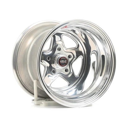 Weld Racing Wheel Prostar Aluminum Polished 15"x12" 5x4.75" BC 3.5" Backspace EA Foto 1 de 4
