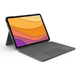 Logitech Combo Touch iPad Air 4th, 5th gen Keyboard Case - Grey - Picture 1 of 3