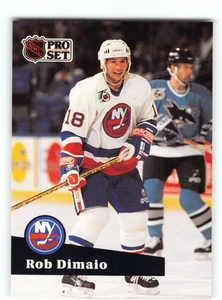 Rob DiMaio 1991 NHL Pro Set Card - Picture 1 of 2