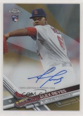 2017 Topps Chrome Rookie Auto Gold Refractor /50 Alex Reyes #RA-AR Auto RC - Image 1 of 2