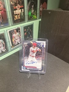 2024 Bowman Draft Carter Mathison Chrome Auto 1st #CPA-CMA Phillies - Bild 1 von 2