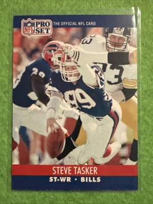 Steve Tasker 754 1990 Pro Set Final Update Buffalo Bills - Image 1 of 2
