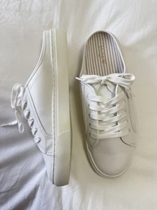 J. Crew | Damen 9,5 | Factory White Slip On Sneaker Pantoletten | Top - Bild 1 von 9