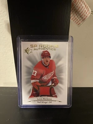 Lucas Raymond Upper Deck SP Rookie Authentics Patch - Image 1 of 2