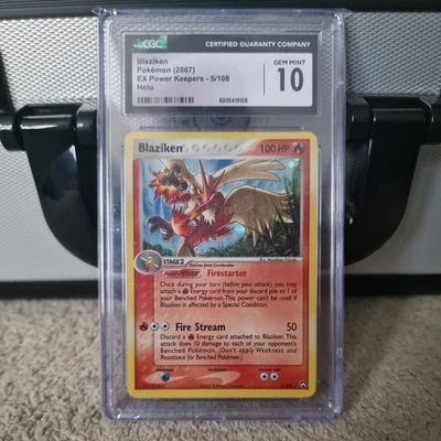 Blaziken 5/108 Power Keepers Holo Pokemon CGC 10 - Image 1 of 2