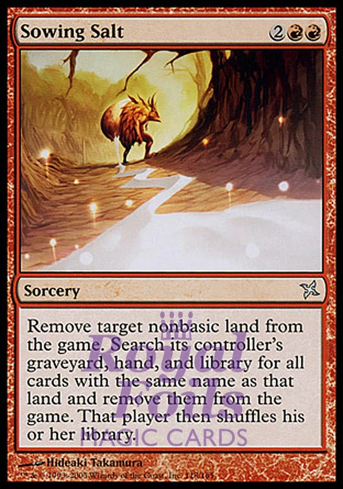 Sowing Salt 2x FOIL BOK MTG Betrayers Kamigawa Uncommon MINT red - Image 1 of 1