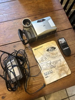 Sharp Viewcam VL-AH50 Hi-8 Camcorder w/ Power Supply, Remote  FOR PARTS - Image 1 of 4