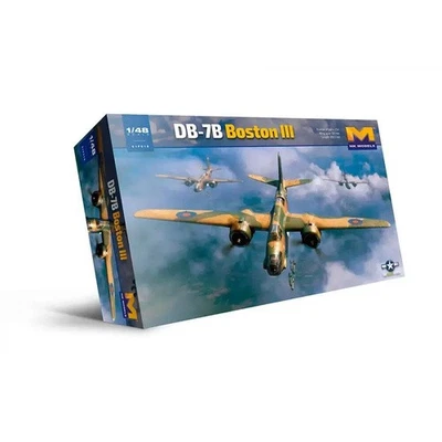 HONG KONG MODELS 1/48 DB-7B BOSTON III PLASTIC MODEL KIT - Image 1 of 4