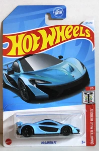 Hot Wheels 2024 Quarter Mile Heroes 1/5 McLaren P1 165/250 Blue - Picture 1 of 2