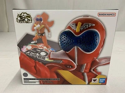 S.H.Figuarts AKARANGER 50th Anniversary Ver. Shinkocchou Seihou With Bonus Base - Image 1 of 4