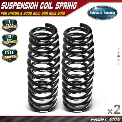 Juego de 2 muelles helicoidales para Mazda 6 2009 2010 2011-2013 L4 2,5 L delantero izquierdo y derecho Foto 1 de 4