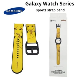 Galaxy Watch 7,6,5,4 Band Pokémon Pikachu Watch Strap 42,43,44,45,46,47mm - Picture 1 of 11