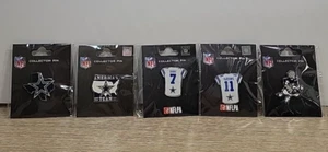 DALLAS COWBOYS PARSON, DIGGS, & 3 AMERICA'S TEAM COLLECTOR'S PINS NFL - Picture 1 of 7