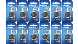 12 PC Renata CR2477N 2477 Lithium Battery 3V DL2477N BR2477N Swiss Made - Picture 1 of 1