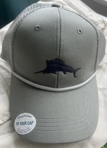 Tommy Bahama Men’s Cap Tip Your Cap Adjustable Size Grey NWT - Picture 1 of 3