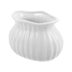 Keramik Vase Ornamente für Deko weiß modern Schreibtisch Gesteck Dekoration - Bild 1 von 12