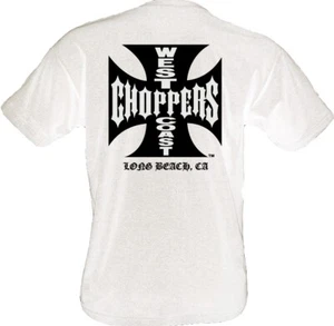 WCC West Coast Choppers T-Shirt Iron Cross weiss - Bild 1 von 21