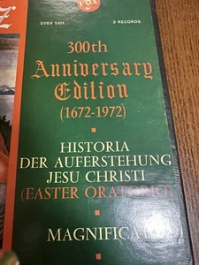 Schutz 300th Anniversary HIstorias Magnificats VOX SVBX 5101 3 LP set 1972 - Picture 1 of 4