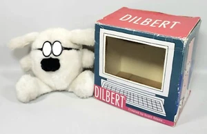 Dilbert DOGBERT IN COMPUTERBILDSCHIRM BOX 5 Zoll Stofftier Plüschtier - Bild 1 von 8