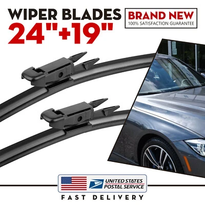 24"+19" Todas las Temporadas Limpiaparabrisas Repuesto para BMW 335i, 335i xDrive 90 E91 Foto 1 de 4