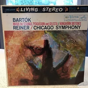 Bartok Lp Music For Strings Percussion Reiner RCA LSC-2374 VG Condition - Picture 1 of 6