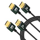 Thin HDMI to HDMI Cable 2 Pack, Ultra Slim & Flexible HDMI Cord 6.6FT 2-Pack